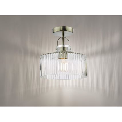 Där Lighting LEN4846 - Plafonnière LENKA 1xE27/60W/230V mat chroom
