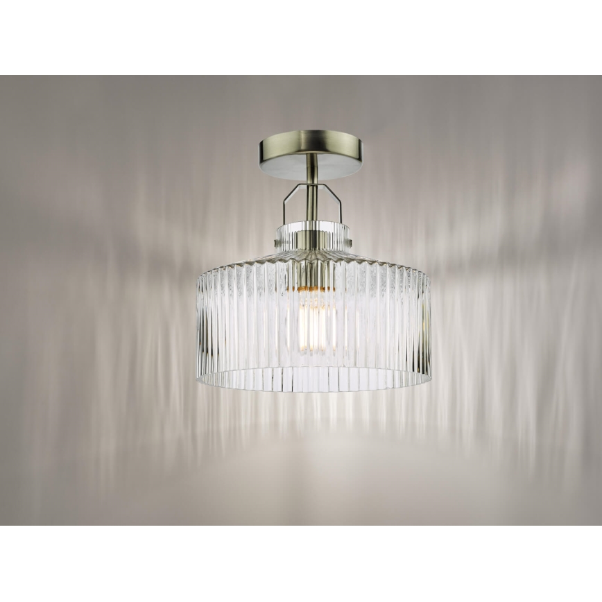 Där Lighting LEN4846 - Plafonnière LENKA 1xE27/60W/230V mat chroom