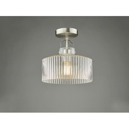 Där Lighting LEN4846 - Plafonnière LENKA 1xE27/60W/230V mat chroom