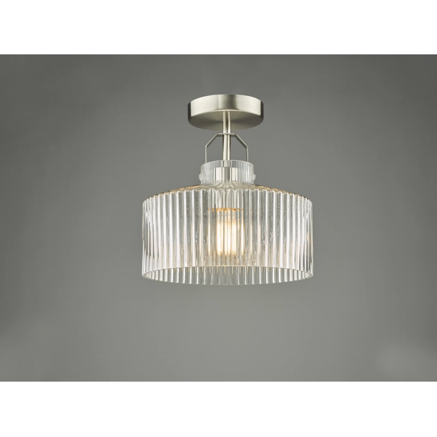 Där Lighting LEN4846 - Plafonnière LENKA 1xE27/60W/230V mat chroom