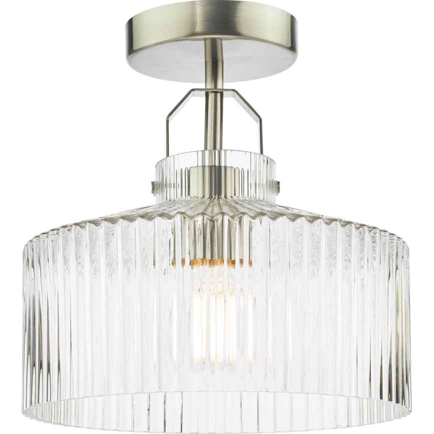 Där Lighting LEN4846 - Plafonnière LENKA 1xE27/60W/230V mat chroom