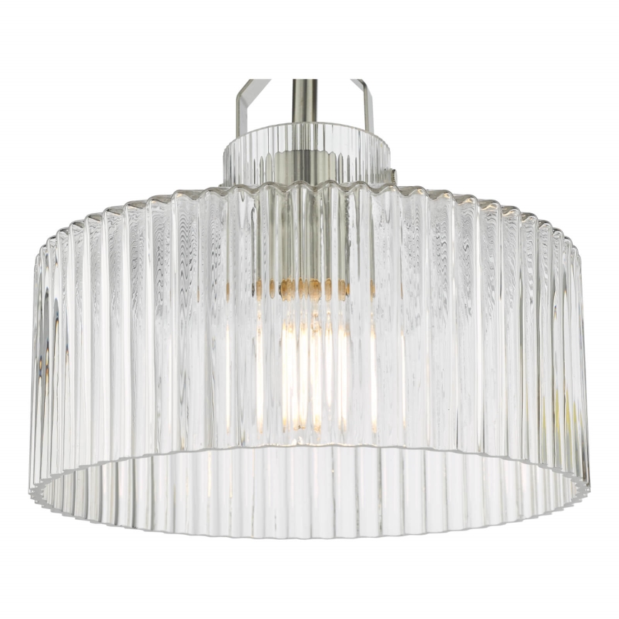 Där Lighting LEN4846 - Plafonnière LENKA 1xE27/60W/230V mat chroom