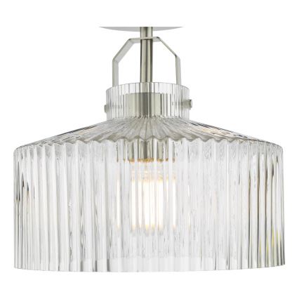 Där Lighting LEN4846 - Plafonnière LENKA 1xE27/60W/230V mat chroom