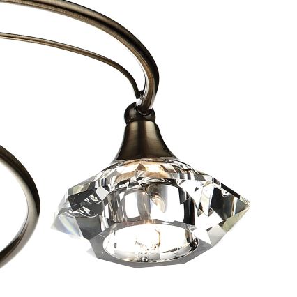 Där Lighting LUT0675 - Plafondkroonluchter LUTHER 6xG9/40W/230V messing