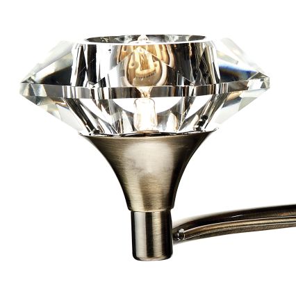 Där Lighting LUT0975 - Wandlamp LUTHER 2xG9/40W/230V messing