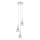 Där Lighting LYA0350 - LYALL hanglamp aan kabel 3xG9/40W/230V glanzend chroom