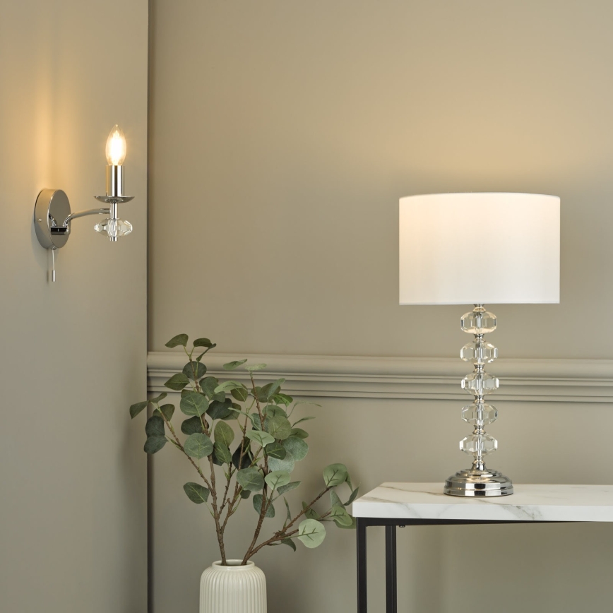 Där Lighting OLE0750 - Wandlamp OLEANA 1xE14/40W/230V glanzend chroom