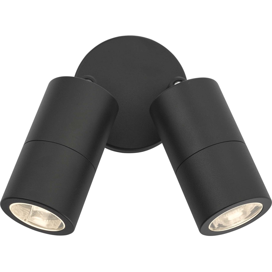 Där Lighting ORT0922 - ORTEGA LED buitenwandspot 2xGU10/5W/230V IP65 zwart