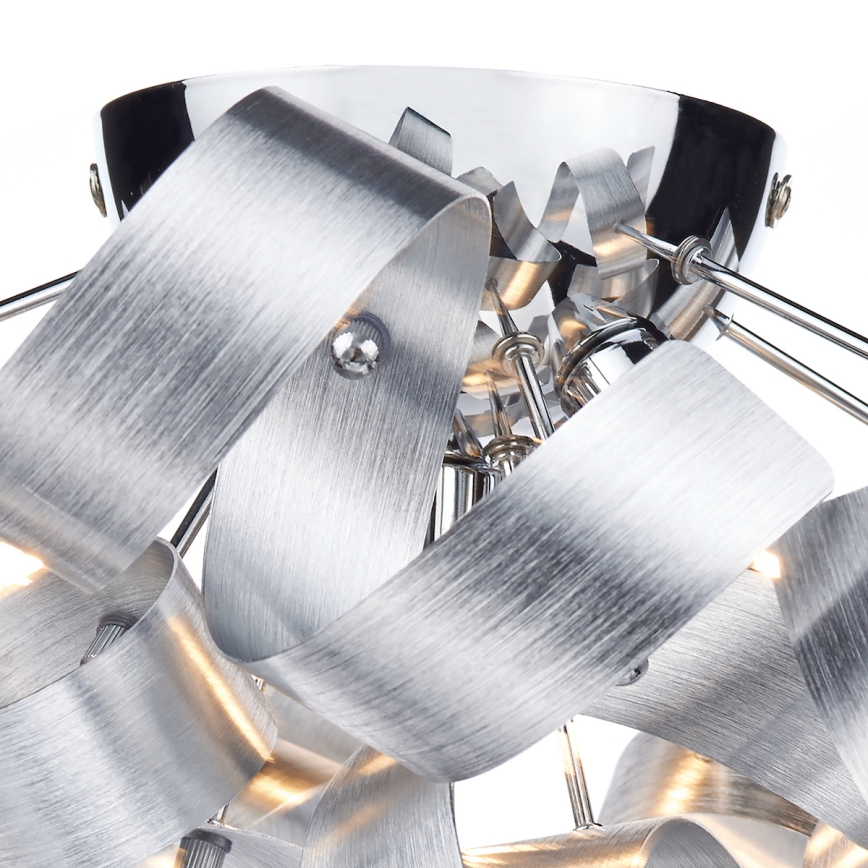 Där Lighting RAW0450 - Plafondlamp RAWLEY 4xG9/25W/230V mat chroom