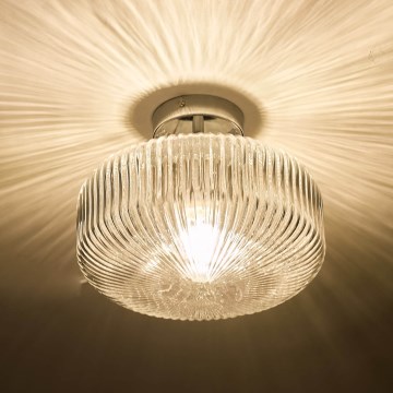 Där Lighting RIV5208 - RIVA opbouwplafondlamp voor badkamer 1xE27/60W/230V IP44 glanzend chroom