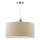 Där Lighting RON6529 - Hanglamp met kabel RONDA 1xE27/60W/230V zwart/beige