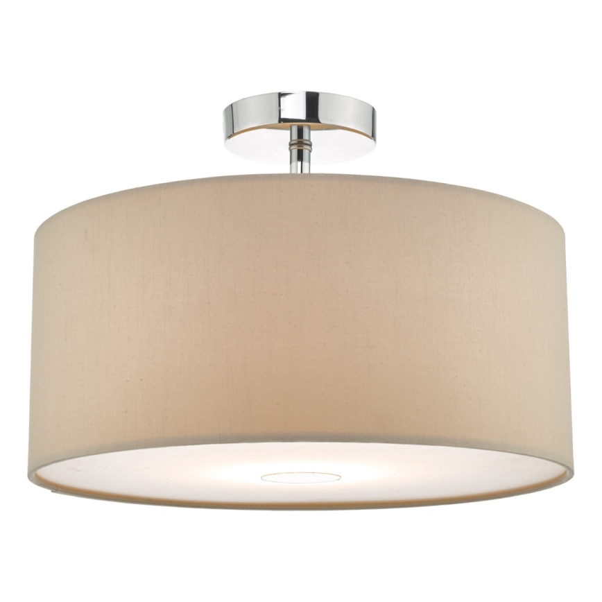 Där Lighting RON6529 - Hanglamp met kabel RONDA 1xE27/60W/230V zwart/beige