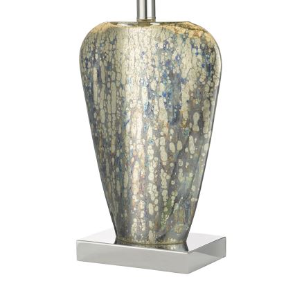 Där Lighting SYR4235 - Tafellamp SYRACUSE 1xE27/60W/230V glanzend chroom/crème