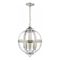 Där Lighting VAN0338 - Kroonluchter met ketting VANESSA 3xE14/40W/230V glanzend chroom