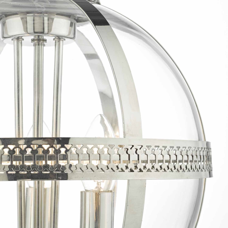 Där Lighting VAN0338 - Kroonluchter met ketting VANESSA 3xE14/40W/230V glanzend chroom