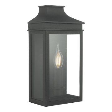 Där Lighting VAP5222 - Buitenwandlamp VAPOUR 1xE14/60W/230V IP44 zwart