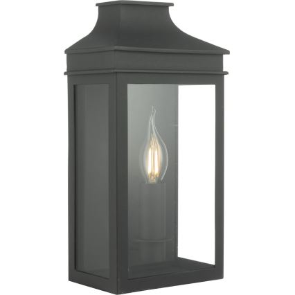 Där Lighting VAP5222 - Buitenwandlamp VAPOUR 1xE14/60W/230V IP44 zwart