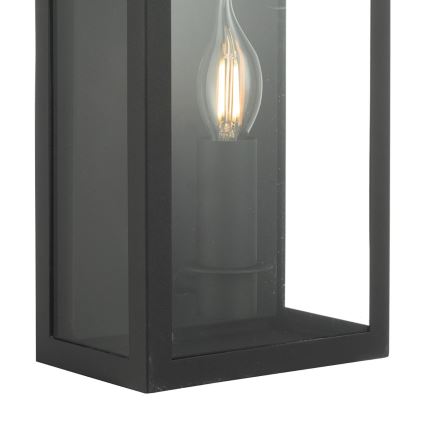 Där Lighting VAP5222 - Buitenwandlamp VAPOUR 1xE14/60W/230V IP44 zwart