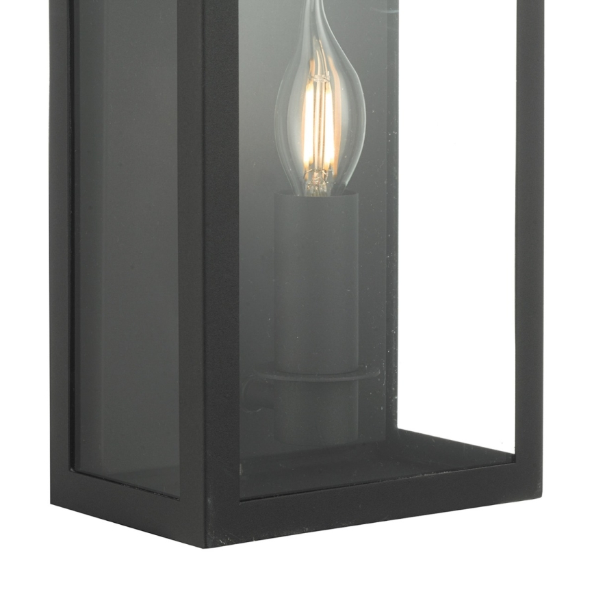 Där Lighting VAP5222 - Buitenwandlamp VAPOUR 1xE14/60W/230V IP44 zwart