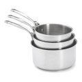 De Buyer 3410.03 - 3-delige MILADY steelpanset, roestvrij staal