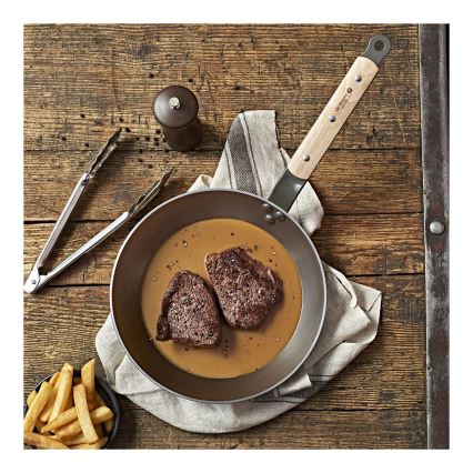 De Buyer 5710.20 - MINERAL B BOIS koekenpan 20 cm, staal