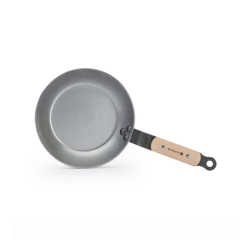 De Buyer 5710.20 - MINERAL B BOIS koekenpan 20 cm, staal