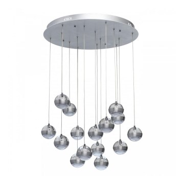 De Markt - Dimbare LED Hanglamp aan een koord MEGAPOLIS 15x LED / 6W / 230V + afstandsbediening