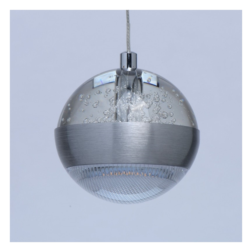 De Markt - Dimbare LED Hanglamp aan een koord MEGAPOLIS 15x LED / 6W / 230V + afstandsbediening
