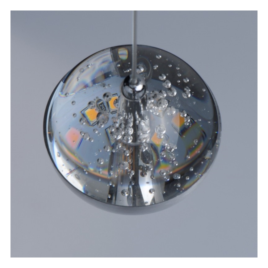 De Markt - Dimbare LED Hanglamp aan een koord MEGAPOLIS 15x LED / 6W / 230V + afstandsbediening