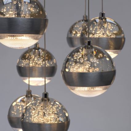 De Markt - Dimbare LED Hanglamp aan een koord MEGAPOLIS 15x LED / 6W / 230V + afstandsbediening