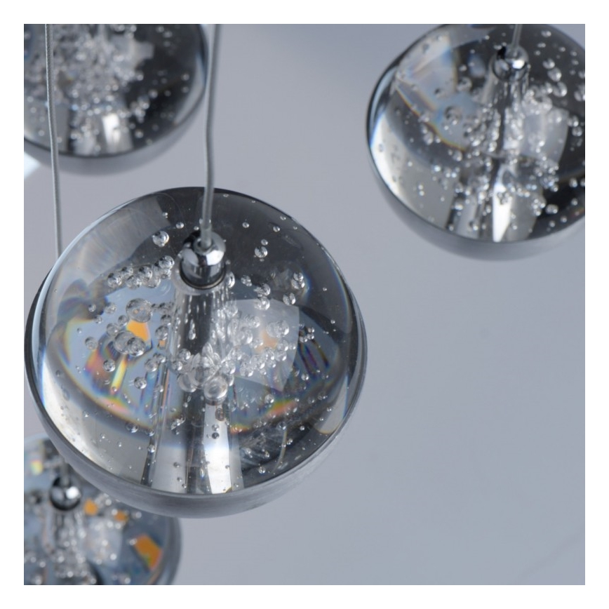 De Markt - Dimbare LED Hanglamp aan een koord MEGAPOLIS 15x LED / 6W / 230V + afstandsbediening