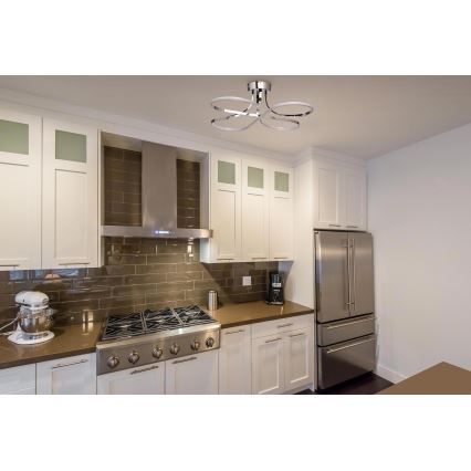 De Markt - LED Plafondlamp AURICH 2xLED/22W/230V