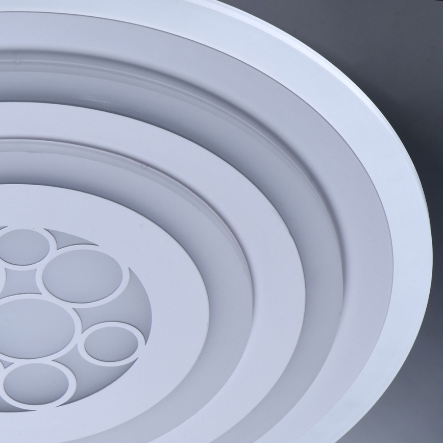 De Markt - LED Plafondlamp dimbaar PLATTING LED/6W/230V + afstandsbediening