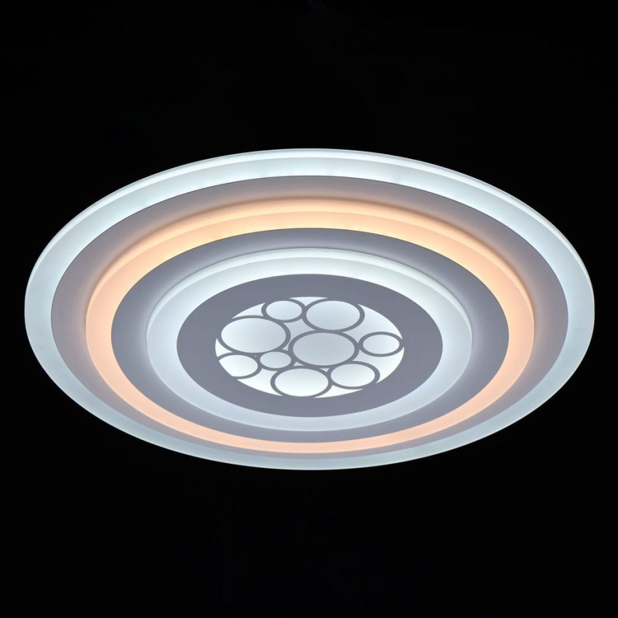 De Markt - LED Plafondlamp dimbaar PLATTING LED/6W/230V + afstandsbediening