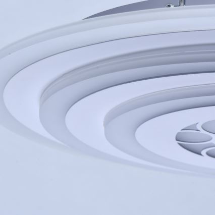 De Markt - LED Plafondlamp dimbaar PLATTING LED/6W/230V + afstandsbediening