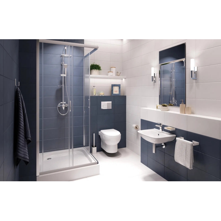 Deante ADM_A611 - Wandgemonteerde handdoekhouder MOKKO 30 cm wit