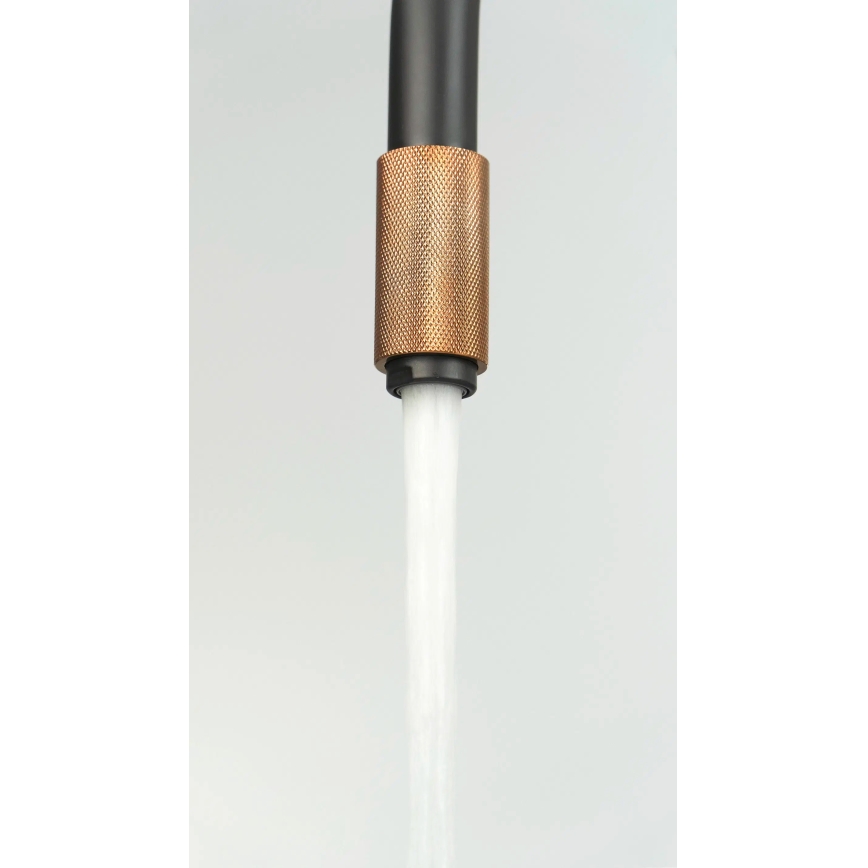 Deante BCA_B64M - Keukenkraan ASTER, zwart/messing