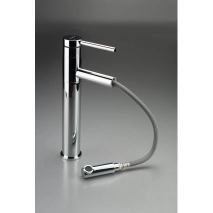 Deante BGE_022K - Wastafelkraan ORA met uittrekbare sproeikop, 30,9 cm, glanzend chroom