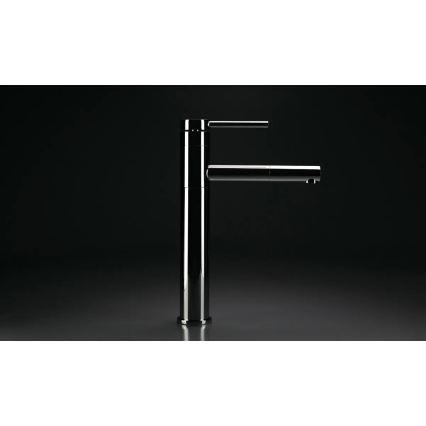 Deante BGE_022K - Wastafelkraan ORA met uittrekbare sproeikop, 30,9 cm, glanzend chroom