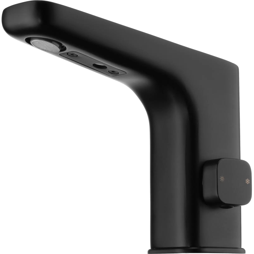 Deante BQH_N29V - Contactloos wastafelkraan met temperatuurregeling HIACYNT 230/6V zwart