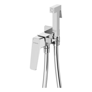 Deante BQL_034M - Bidetkraan met handdouche voor inbouwmontage BLUR, glanzend chroom