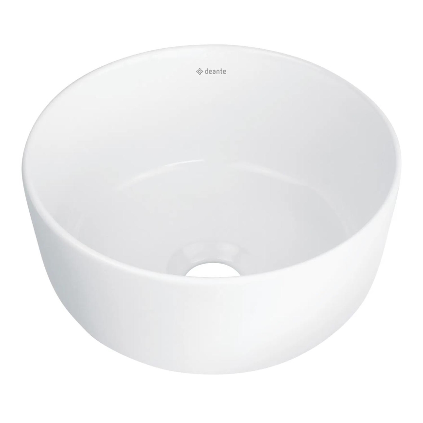 Deante CDJ_6U2S - Aanrecht wastafel JASMIN diameter 28 cm keramiek/wit