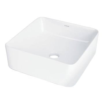 Deante CDJ_6U3S - Opzetwastafel JASMIN 34,5x34,5 cm keramiek/wit