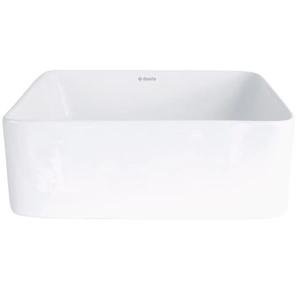 Deante CDJ_6U3S - Opzetwastafel JASMIN 34,5x34,5 cm keramiek/wit