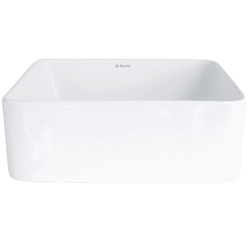 Deante CDJ_6U3S - Opzetwastafel JASMIN 34,5x34,5 cm keramiek/wit