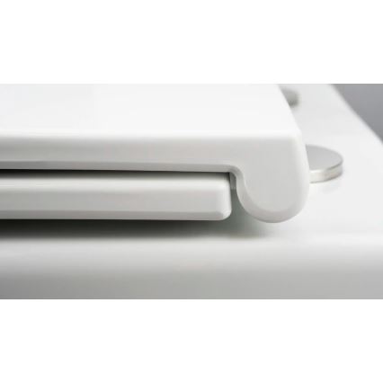 Deante CGRD6ZPW - Wandtoilet met toiletbril SoftClose ROUND keramiek/wit