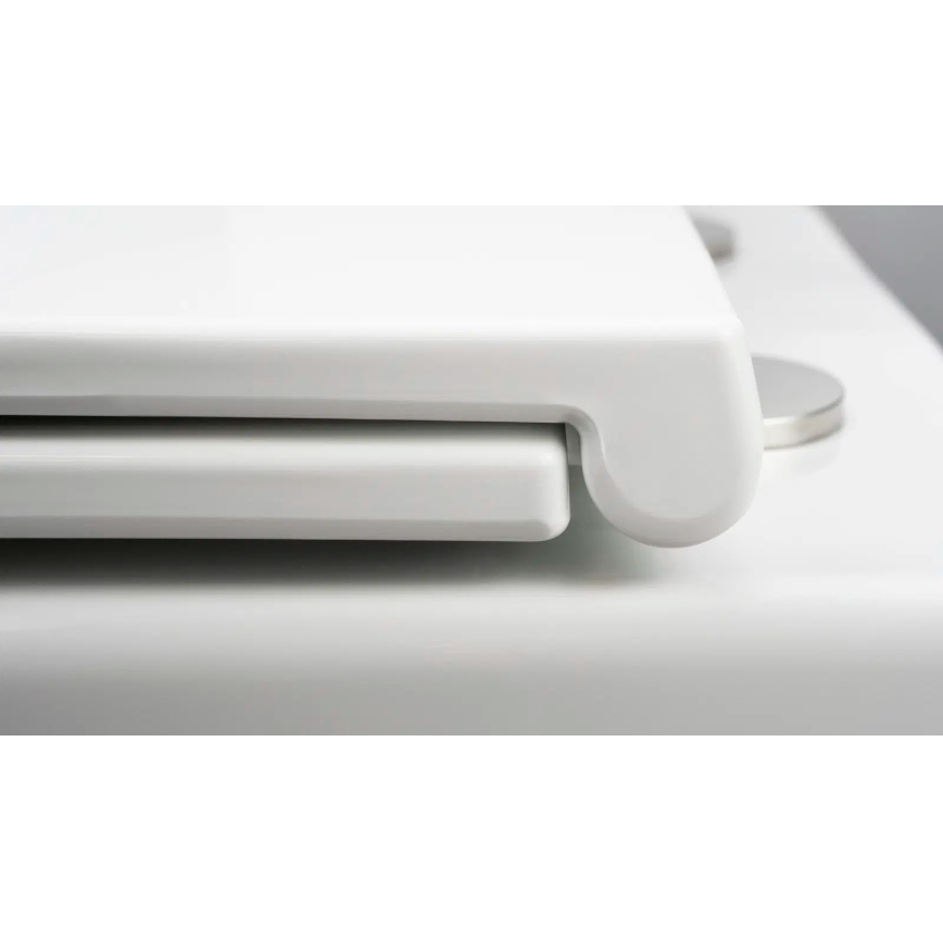 Deante CGRD6ZPW - Wandtoilet met toiletbril SoftClose ROUND keramiek/wit