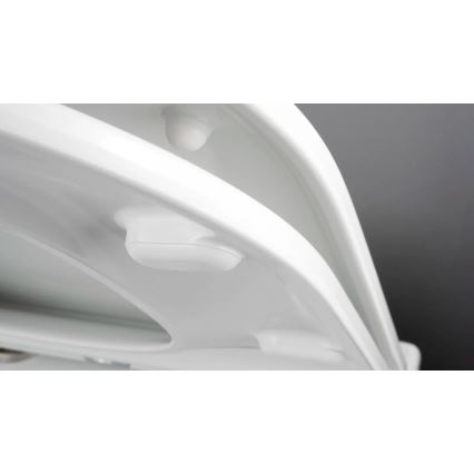 Deante CGRD6ZPW - Wandtoilet met toiletbril SoftClose ROUND keramiek/wit