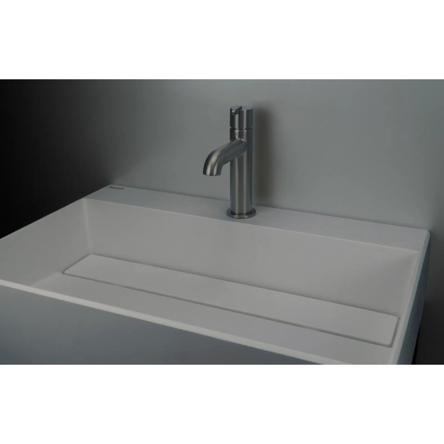 Deante CQR_SU6M - Opbouwwastafel CORREO 40x60 cm graniet/metaalgrijs