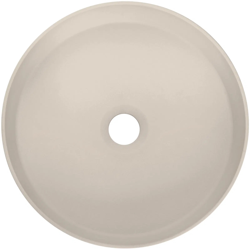 Deante CQS_5U4S - Aanrecht wastafel SILIA diameter 36 cm graniet/beige